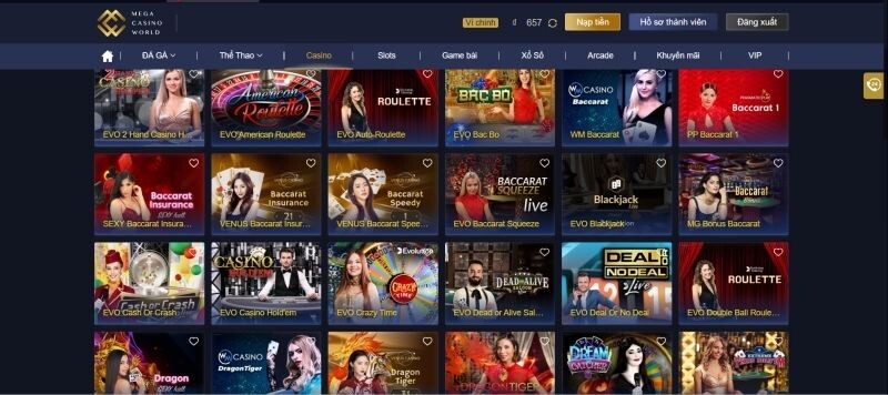 Casinomcw: Sự đa dạng trong lựa chọn trò chơi tại casino online